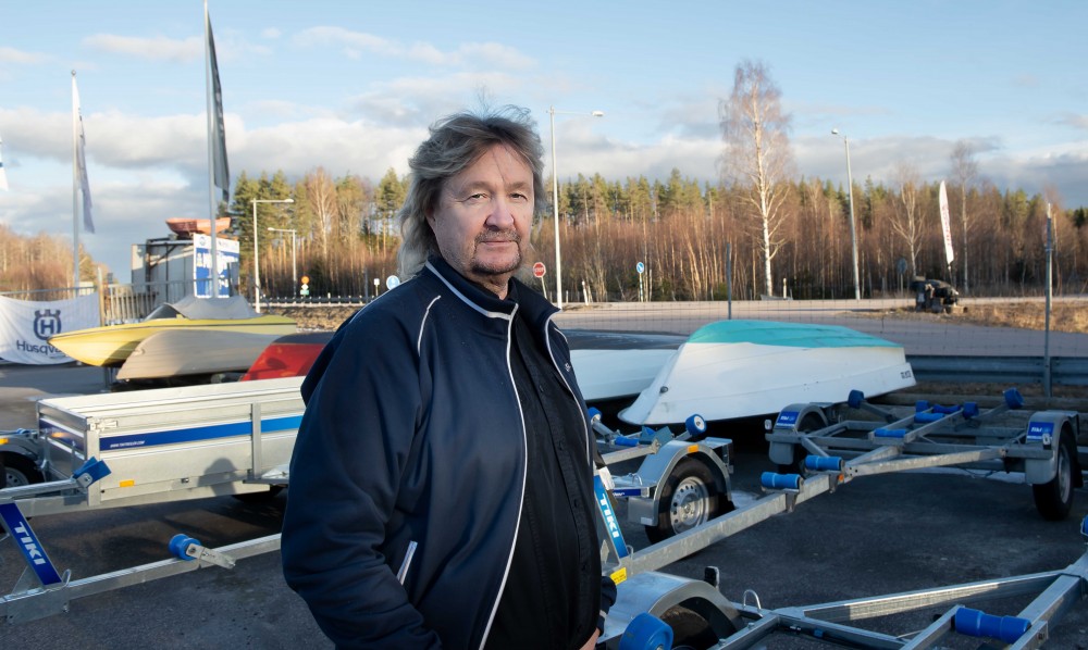 Johnny Leinonen som är vd för Marin & Fritid vill erbjuda odlingslotter till Laxåborna. Foto: LG Månzon