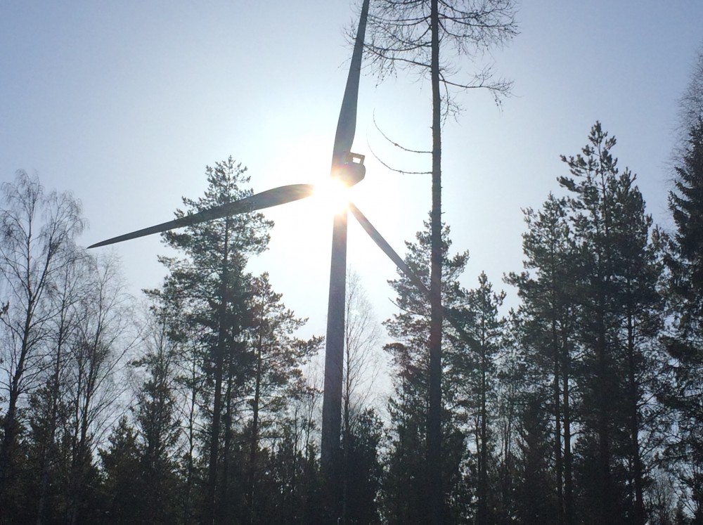 Flest vindkraftverk i Askersunds kommun. Detta finns dock i Hallsbergs kommun. Foto: Henrik Östensson