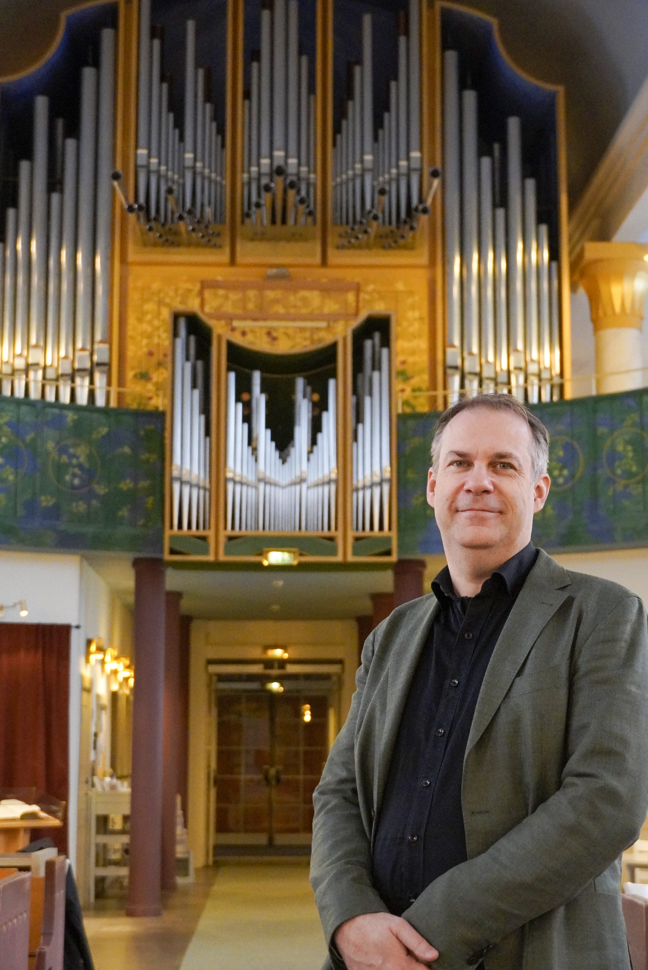 Lars-Ove Eriksson är ny organist i Kumla. 